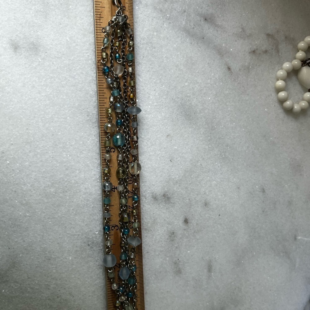 Multicolor Beaded Chain Bracelet - Picture 5 of 5